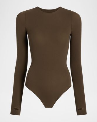 Commando Ballet Long-Sleeve Crewneck Bodysuit