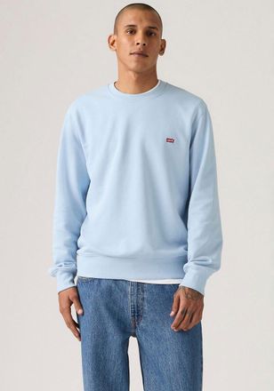 Levi's Sweatshirt LEVIS SWEATSHIRT NEW ORIGINAL CREW, Herren, Gr. XXL, chambray blau french terry, angeraute Sweatware, Obermaterial: 100% Baumwolle, normal 