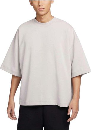 Nike Sportswear Tech Fleece Reimagined Oversized T-shirt Asia Sizing Light Iron Ore FB8166-012