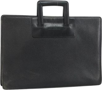 Burberry Pre-owned Vintage Handtas - Dames - Vintage Handtas - Zwart - ONE Size - Leer - Vintage
