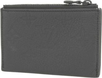 Louis Vuitton Pre-owned Wallets, male, Black, Size: ONE SIZE Pre-owned Monogram Shadow Coin Purse