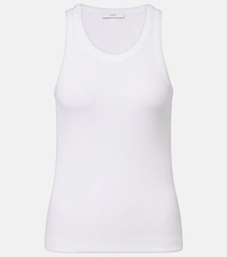 Vince Ribbed-knit jersey tank top