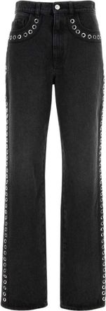 Marni Straight Jeans - Dames - Regular Fit Jeans - Zwart - 2XS - Denim - Jeans