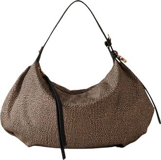 Borbonese Shoulder Bags, female, Black, Size: ONE SIZE Shoppers