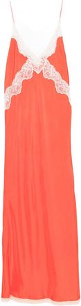 Forte_Forte Forte Forte Womens V-Neck Thin Straps Long Slip Dress