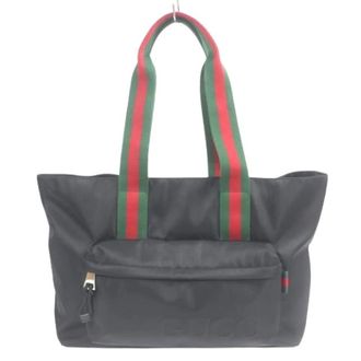 Gucci Pre-owned Sherry Line Tote Bag - Heren - Vintage Shopper - Zwart - ONE Size - Nylon - Vintage