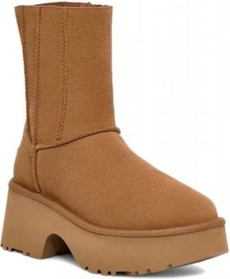 UGG Classic Twin Seam New Heights - Dames - Winterlaarzen - Bruin - 39 EU - Wol - Schoenen