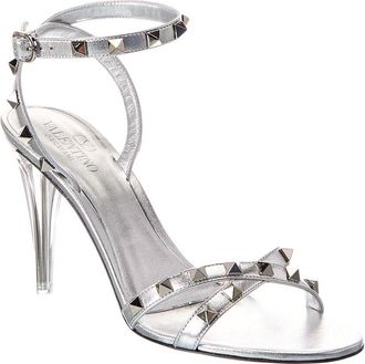 Valentino Rockstud 90 Leather Sandal