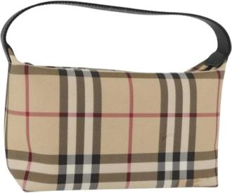 Burberry Pre-owned Shoulder Bags, female, Beige, Size: ONE SIZE Pre-owned Vintage Hand Bag