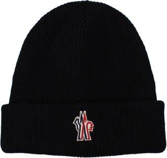 Moncler Herens Gebreide Mutsen Scheerwol Zwart