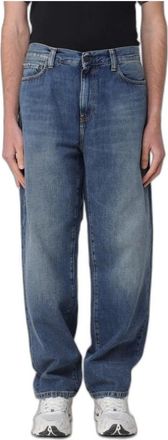 Carhartt Work in Progress Aaron Pant - Heren - Jeans - Blauw - Maat: W34 Katoen
