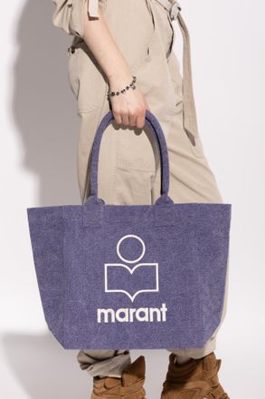 Isabel Marant Yenky Small Shopper Bag, Womens, Purple