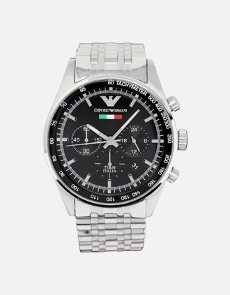 Emporio Armani Mens Emporio Armani AR5983 Team Italia Mens Watch - Black