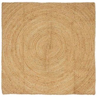 vidaXL Rug Brown 160 x 160 cm Jute vidaXL