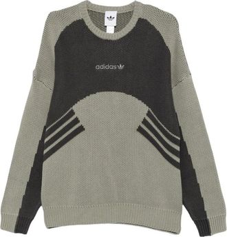 adidas Felpa girocollo a maglia grossa Munich 93 - - Sport - Uomo - Verde - M