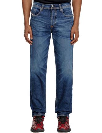 Diesel Katoenen Diesel jeans blauw D-Finitive wijde fit
