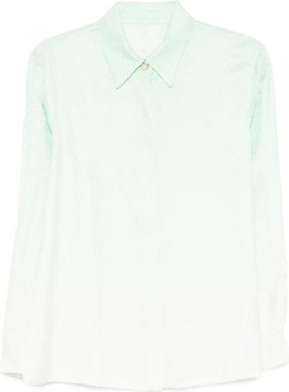 Casablanca Camicia con effetto sfumato - Verde