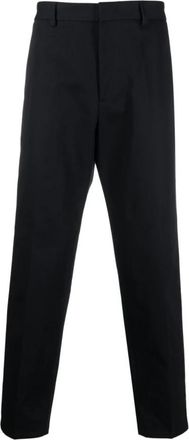 Jil Sander Low-Rise Chino - Heren - Chinos - Zwart - S - Katoen - Broeken