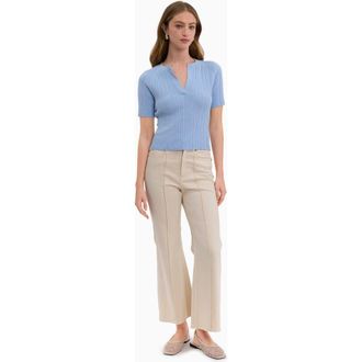 Rebecca Taylor Boucle Knit Sweater in Azure at Nordstrom, Size Medium