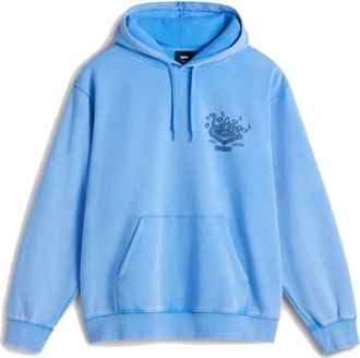 Vans Scratched Records Pullover Hoodie - Heren - Hoodies - Blauw - S - Katoen - Hoodies & sweatvesten