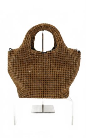 Melie Bianco Thea Handbag In Gold