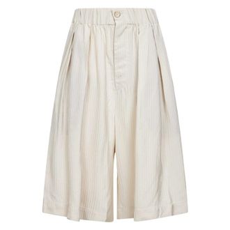Uma Wang Long Shorts, female, Beige, Size: M Long Shorts