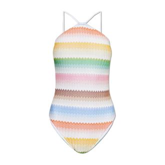 Missoni One-piece, female, Multicolor, Size: 3XS Zigzag Swimsuit