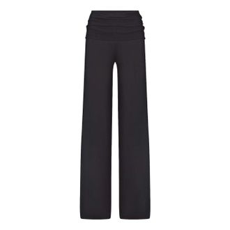 Nike (WMNS) Nike x SKIMS Stretch Knit Foldover Wide Leg Pant Obsidian PTLEG10176W-OBD