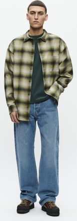 Wood Wood Overhemd met lang mouwen WWCarter Casual fit green