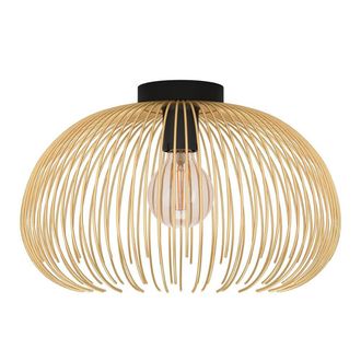 Eglo Eglo Venezuela Plaf&oacute;n Dorado Y Negro 38,5 Cm De Di&aacute;metro