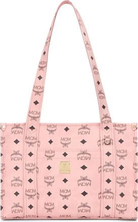 MCM Tote Bag - Dames - Shoppers - Roze - ONE Size - Katoen - Tassen
