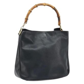 Gucci Pre-owned Handbags, female, Black, Size: ONE SIZE Pre-owned Vintage Hand Bag