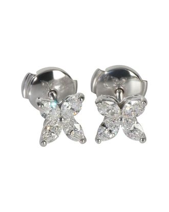 Tiffany & Co. Small Model Victoria Platinum 0.64 ct. tw. Diamond Earrings (Authentic Pre-Loved)
