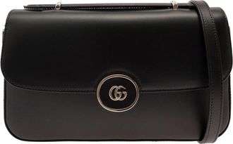 Gucci Black Petite GG Crossbody Bag