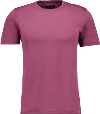 Ragman T-Shirt RAGMAN, Herren, Gr. S, lila (beere, 683), 70% Baumwolle 30% Polyester, slim fit, Rundhals, Shirts T-Shirt