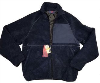 Perry Ellis Mens Pullover Jacket In Navy