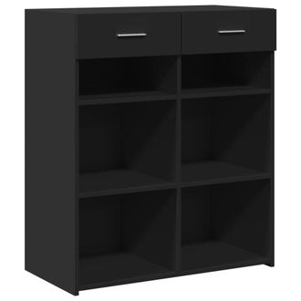 Berkfield Home Sideboard Black 80x42.5x93 cm Engineered Wood