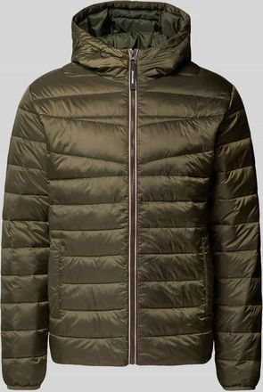 Jack & Jones Jack & Jones Steppjacke mit Reißverschluss in Oliv, Größe XXL