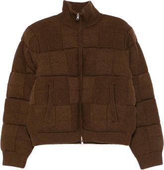 Guest In Residence Gewatteerd donsjack - Bruin