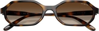 Vogue Eyewear Vo 5749S Zonnebril - Dames - Zonnebrillen - Bruin - 54 MM - Nylon - Accessoires