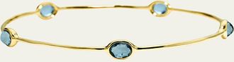 Ippolita 5-Stone Bangle in 18K Gold