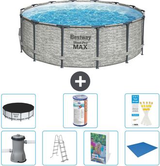 Bestway Piscina Bestway Steel Pro Max Redonda - 427x122 Cm - 8-piezas S594