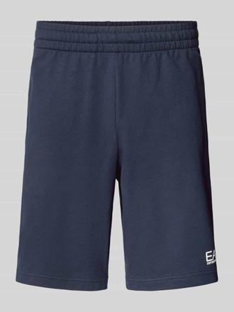 Emporio Armani Shorts mit elastischem Bund in Dunkelblau, Gr&ouml;&szlig;e L