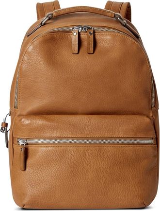 Shinola Runwell Leather Backpack in Tan at Nordstrom