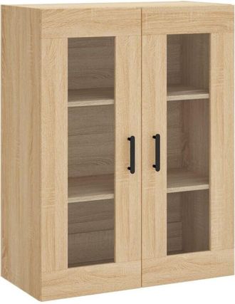 vidaXL Wall Mounted Cabinet Sonoma Oak 69.5x34x90 cm Vidaxl