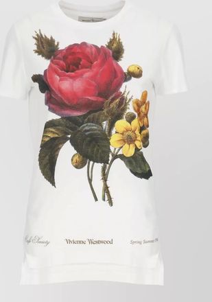 Vivienne Westwood short sleeve crewneck cotton t shirt floral