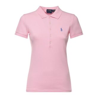 Polo Ralph Lauren Polo Shirts, female, Pink, Size: L Polo