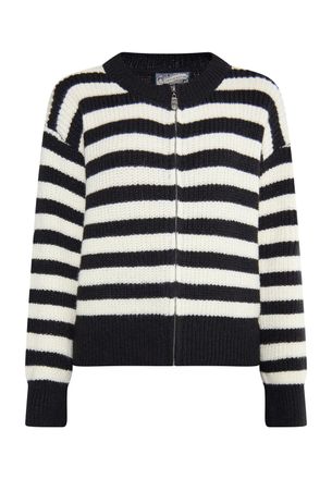 Dreimaster Dreimaster Vest Dames zwart en wit