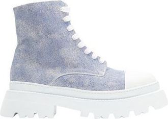 8 by YOOX SUEDE AND RUBBER CAP-TOE LACE-UP ANKLE BOOTS