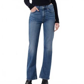 A Gold E Kick Bootcut Jeans In Curve Medium Worn Indigo